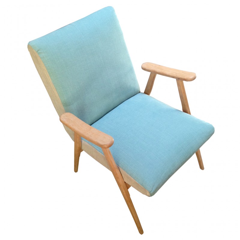 fauteuil scandinave mint